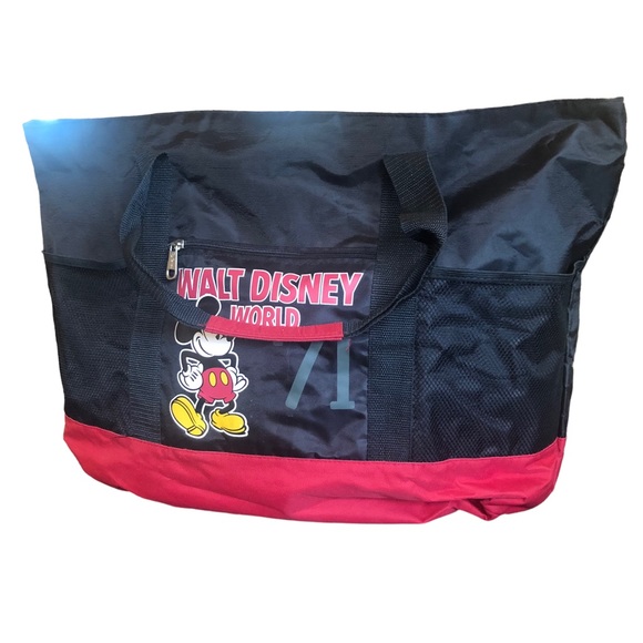 Disney Parks Black & Red Mickey Mouse Large Bag - Picture 10 of 10